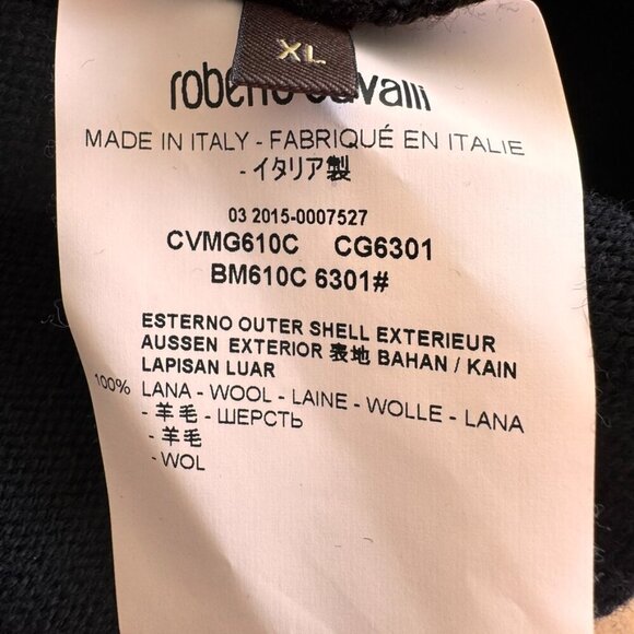 Roberto Cavalli Graphic Print Wool Sweater - Picture 6 of 11